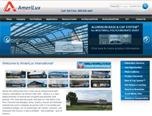 Tablet Screenshot of ameriluxinternational.com